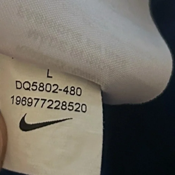 Nike Blue Sweat Shorts Women’s Large Cotton Blend Drawstring Athletic - Picture 6 of 10